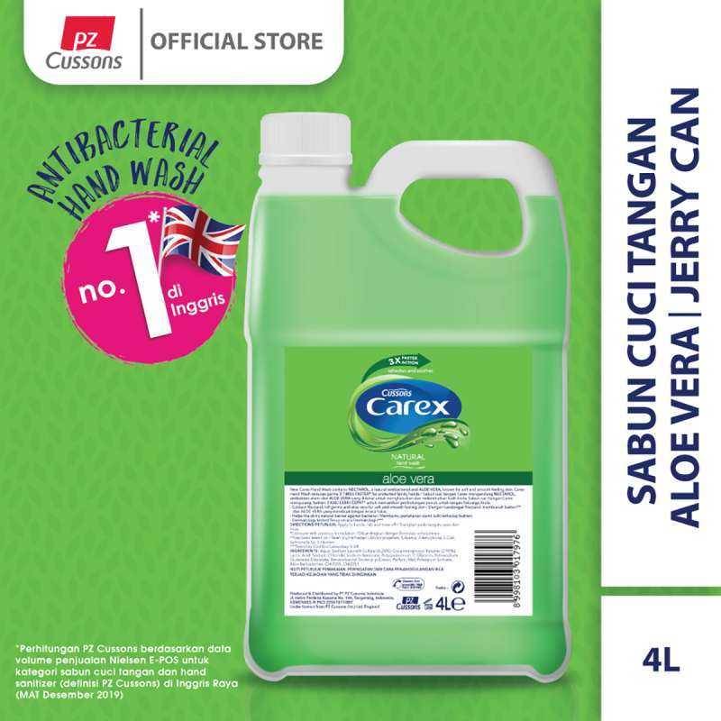 Jual Carex Aloe Vera Jerry Can Hand Wash [4l] Di Seller Cussons Store