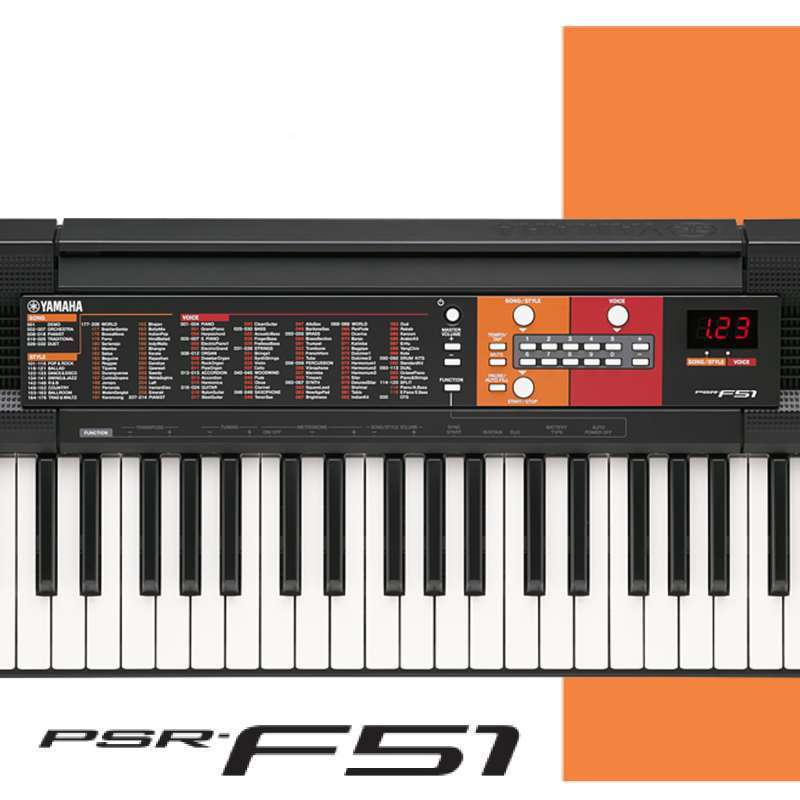 Jual Yamaha PSR F51 Portable Keyboard di Seller Kurnia Musik Semarang