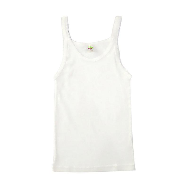 Jual Finy Girls Kids Singlet Anak Perempuan - Putih [1 pcs] di Seller