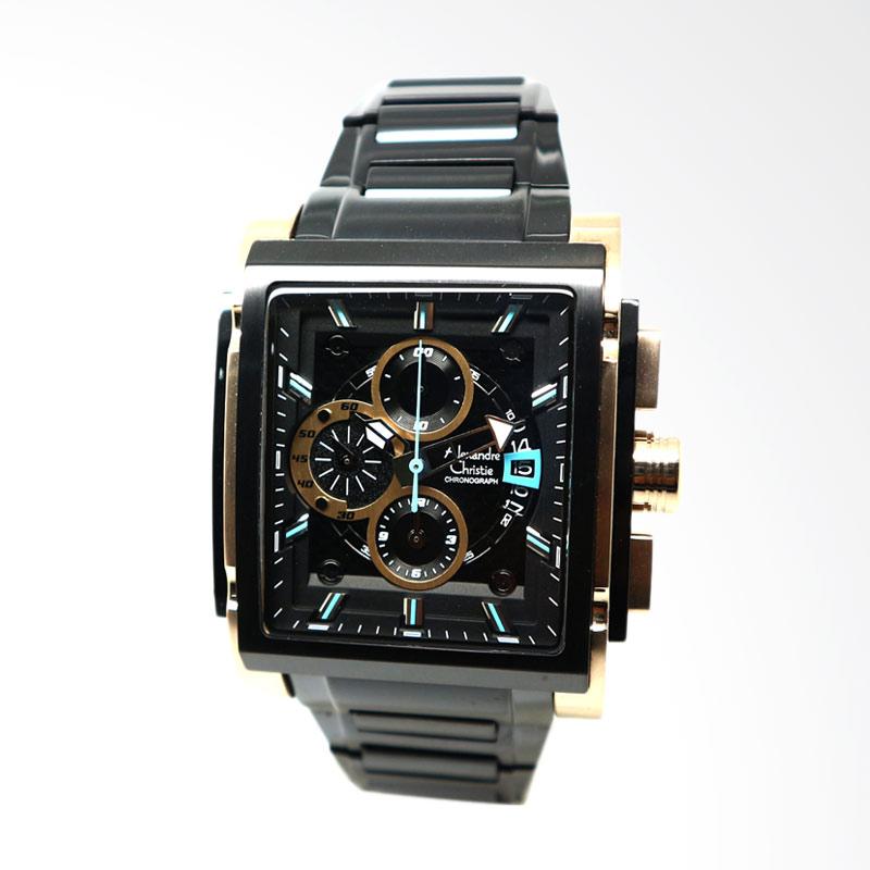Jual Alexandre Christie Jam Tangan Pria - Black Blue 6405 