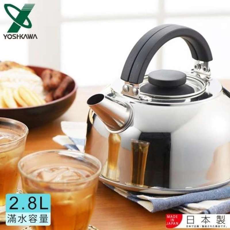 Jual (YOSHIKAWA)[YOSHIKAWA] Stainless steel twohandle kettle / wheat