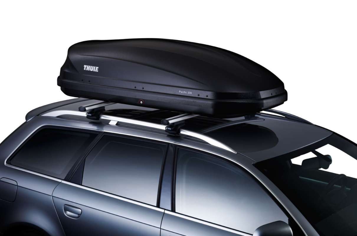 Jual Paket Thule Roof Rack/Cross Bar + Roof Box Toyota Avanza/Daihatsu
