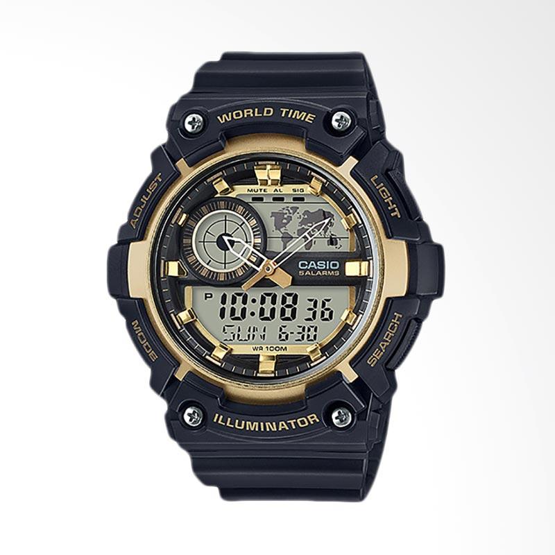 Update Harga Casio Jam Tangan Pria Black Resin Aeq 100w 