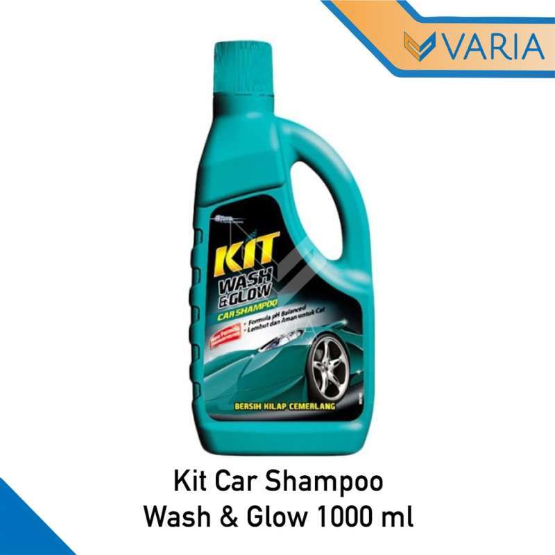 Jual Kit Car Shampoo Cuci Motor Mobil Wash & Glow Bottle 1000 ml 1 L di