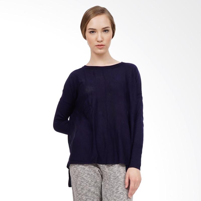 Minimal Slouchy Knit Top Navy jual minimal slouchy knit top atasan wanita navy Minimal Slouchy Knit Top Navy jual minimal slouchy knit top atasan wanita navy