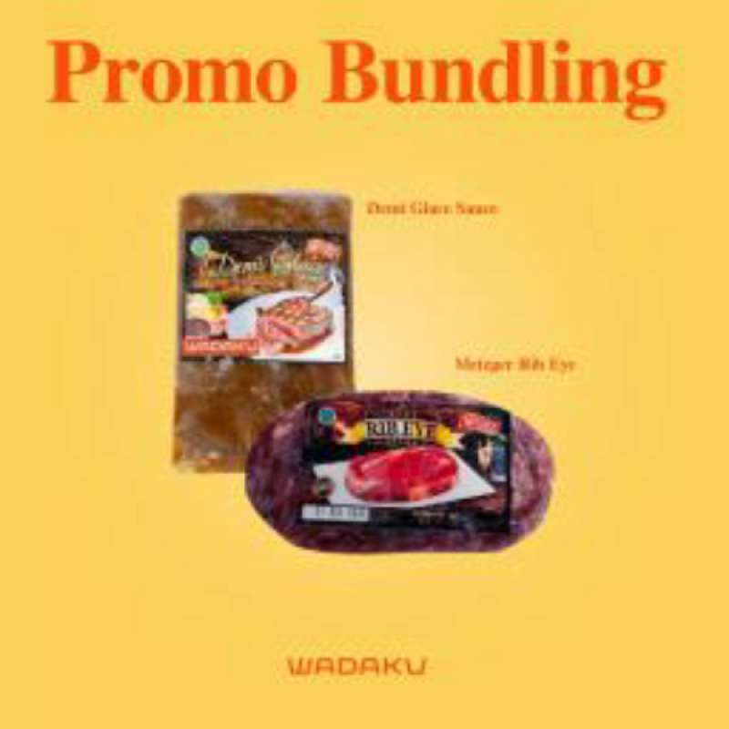 Jual Rib Eye Steak Bundling Demi Glace Sauce Halal di Seller Wadaku