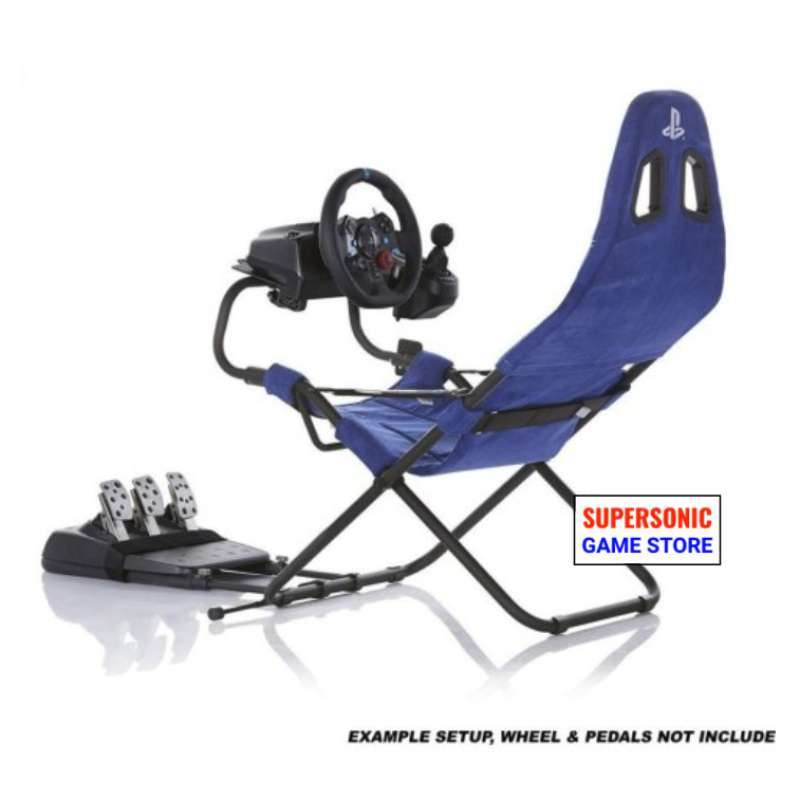 Jual Playseat Challenge Playstation Foldable Gaming Chair Blue di