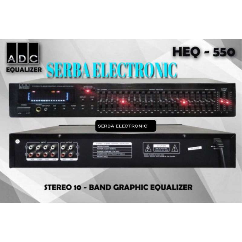 Jual Equalizer Karaoke Adc Heq 550 Stereo Professional Di Seller Serba Elektronik Tambora