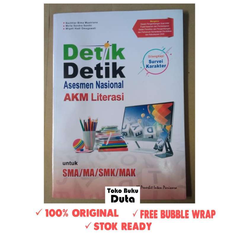 Jual Buku DETIK DETIK ASESMEN NASIONAL AKM LITERASI SMA MA SMK MAK Di 