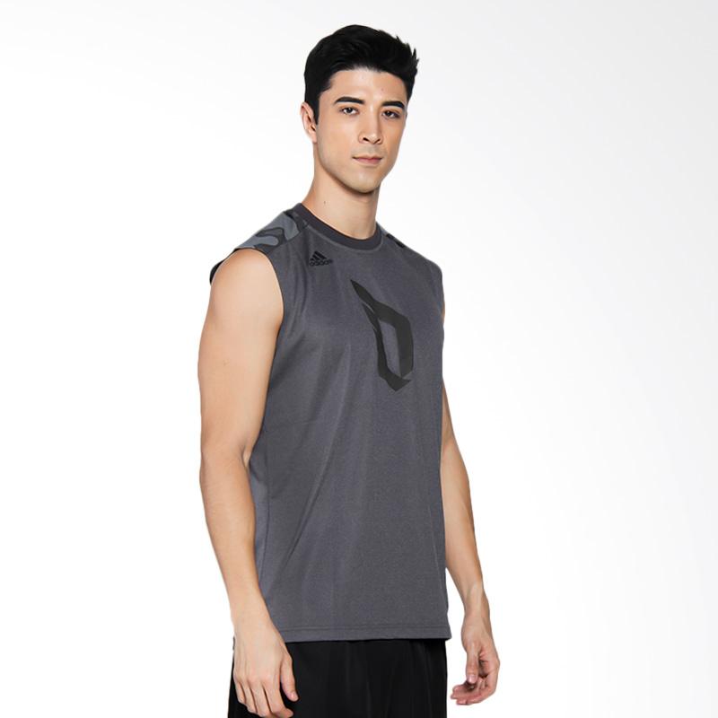  Jual  adidas  Men Basketball Damian Lillard Sleeveless Tee 