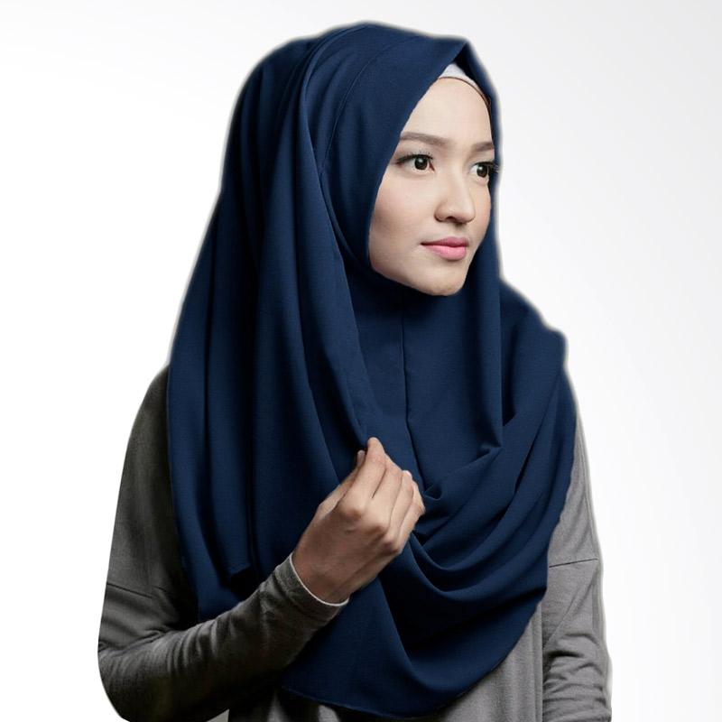 Jual Pashmina  Oshi Sabrina Jilbab  Instan  Biru Navy 