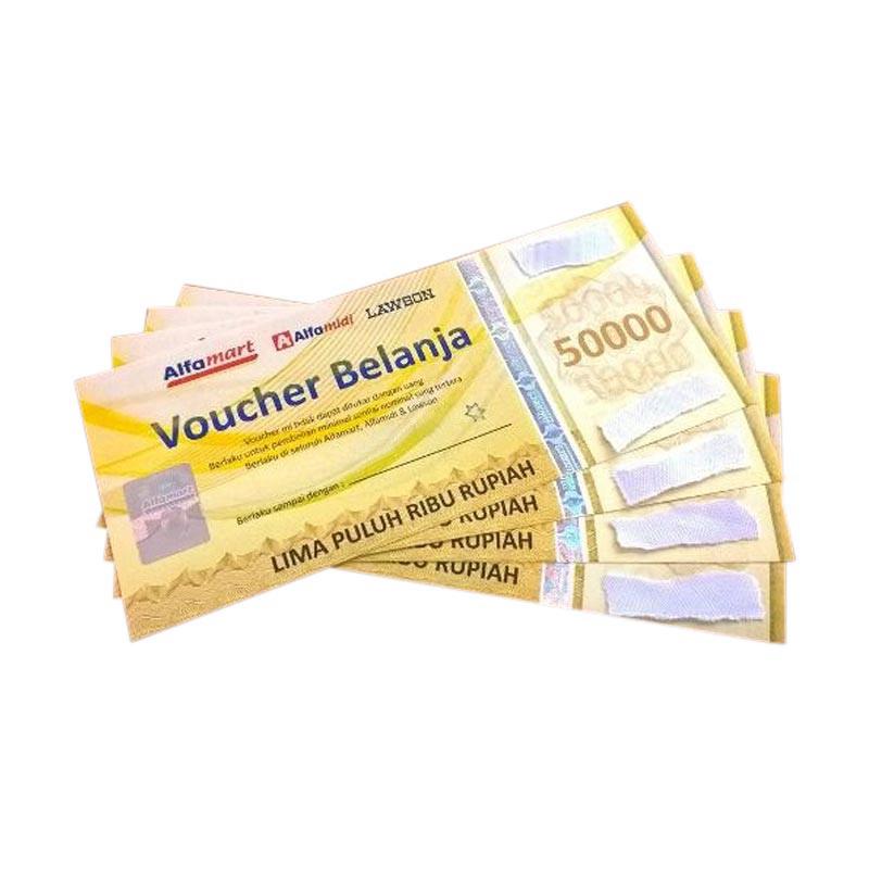 Jual Alfamart 50k Voucher Fisik Belanja Online Juli 2020