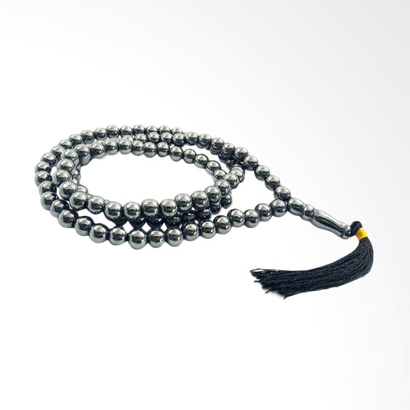 jual noinbrand tasbih original hematite polos kalung kesehatan asli 8mm 99 butir jual noinbrand tasbih original hematite polos kalung kesehatan asli 8mm 99 butir