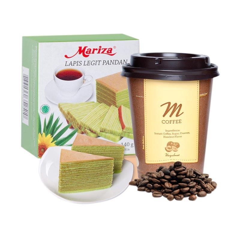 jual paket ngopi marizafoods kue lapis pandan dan m coffee jual paket ngopi marizafoods kue lapis pandan dan m coffee
