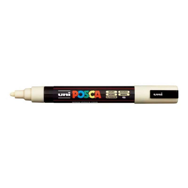 Jual Uni Posca Paint Marker Pc5m Medium Point Ivory Di Seller
