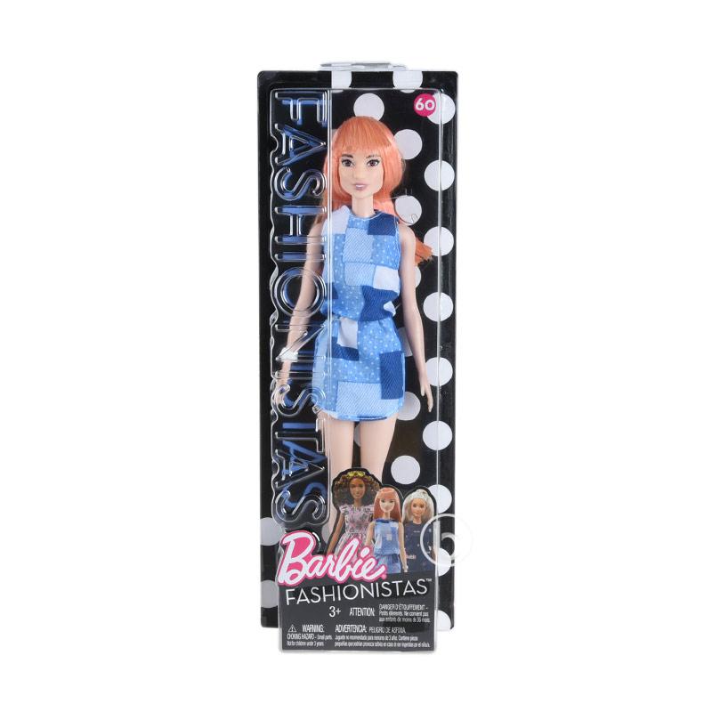 Jual Barbie Fashionistas 60 Patchwork Denim Mainan Anak Jual Barbie Fashionistas 60 Patchwork Denim Mainan Anak
