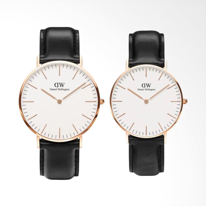 Jual Daniel Wellington Couple Set Classic Sheffield Jam