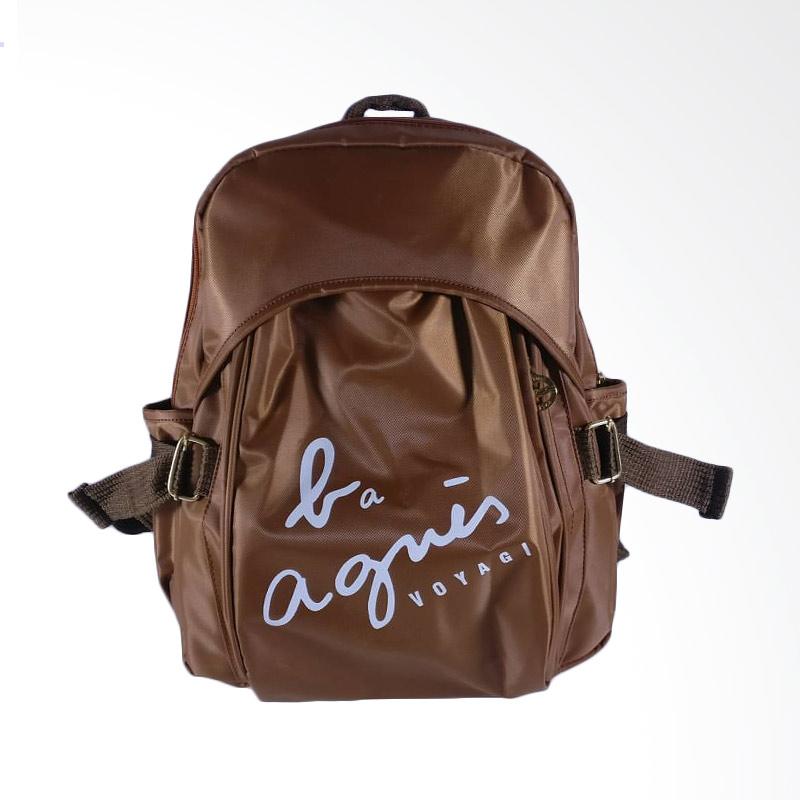 Jual Simphostore La Agains Tas Ransel - Brown Online 