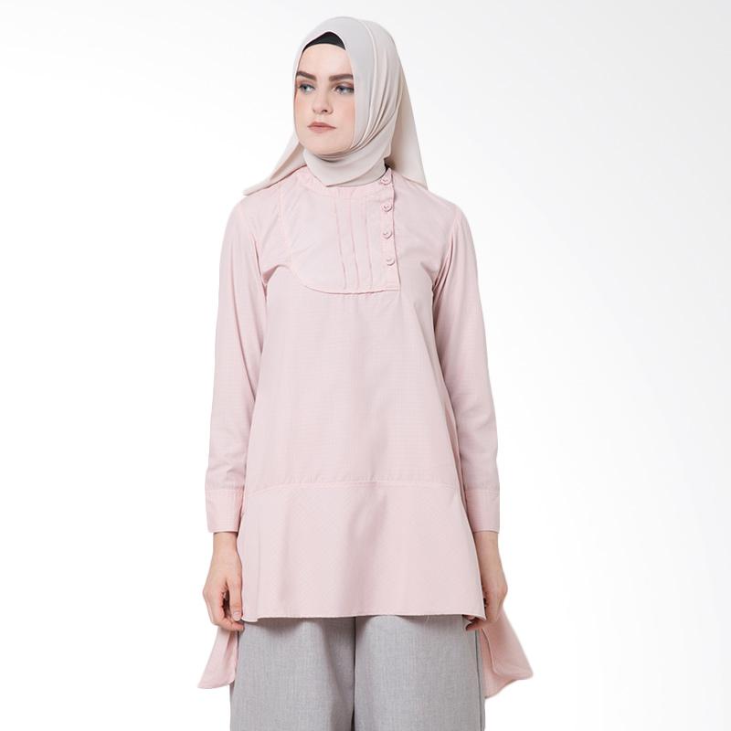 jual syaheera halfy tunik atasan muslim wanita baby pink jual syaheera halfy tunik atasan muslim wanita baby pink