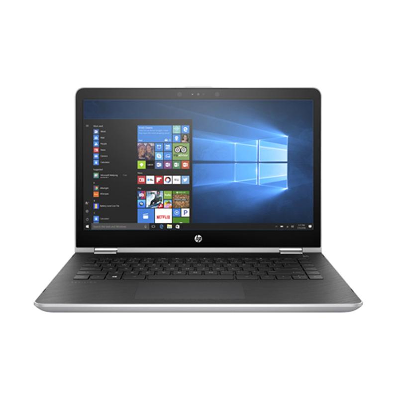 Jual HP Pavilion X360 14-BA001TX Notebook - Silver [i3