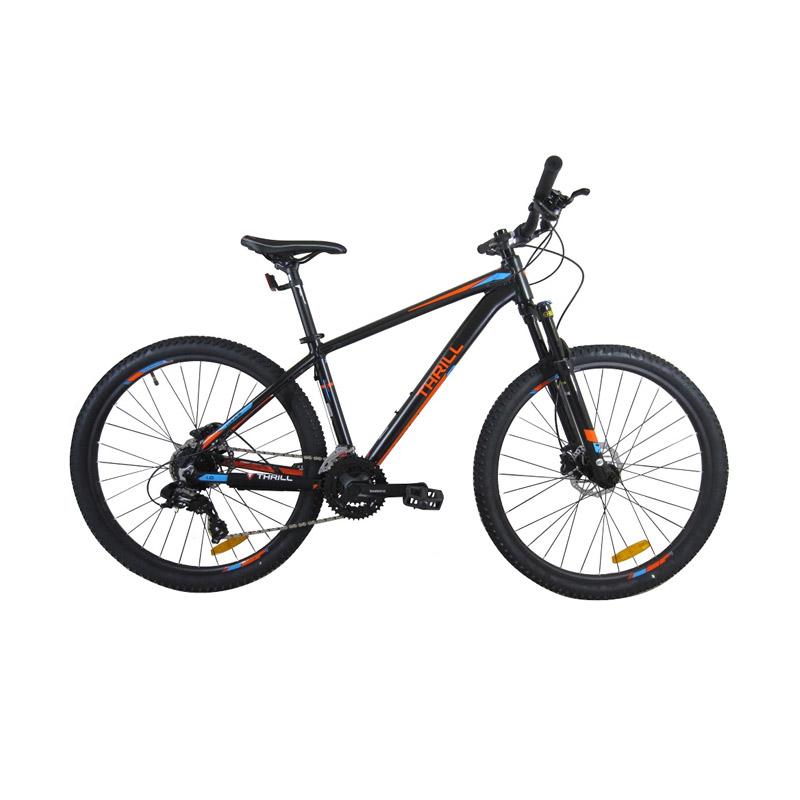 Jual Thrill Cleave 1.0 Ah 2018 Sepeda Mtb - Black Blue [27.5 Inch] Di ...
