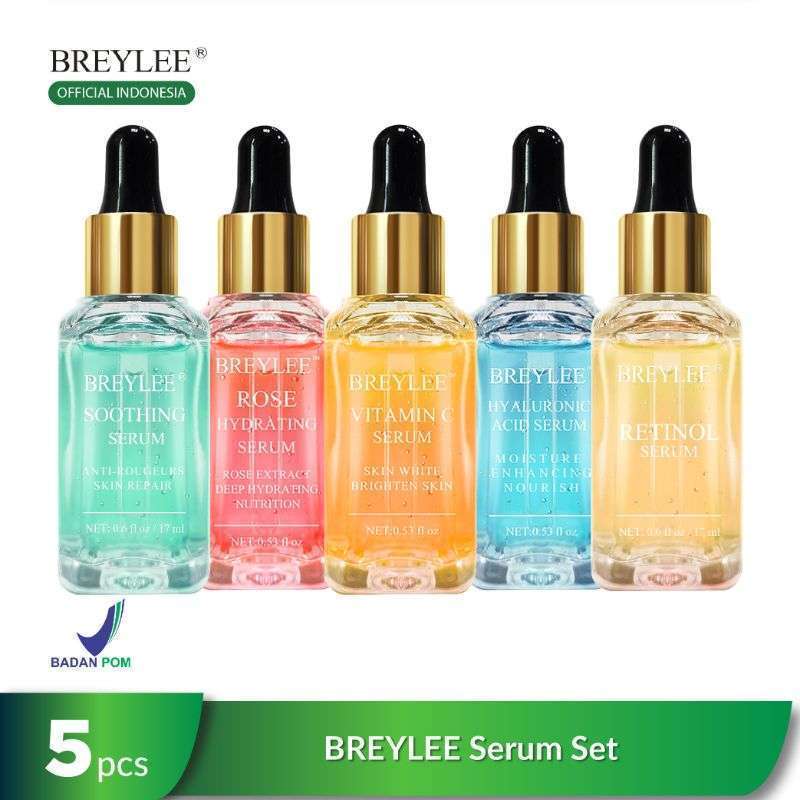 Jual BREYLEE SERUM SET Paket Hemat Serum Wajah (5pcs) / serum muka