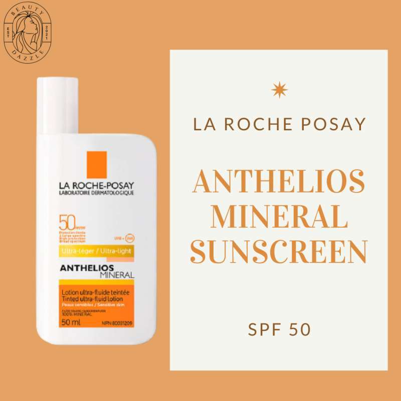 Jual La Roche Posay Anthelios Mineral Zinc Oxide Suncreen SPF 50 (50 ml