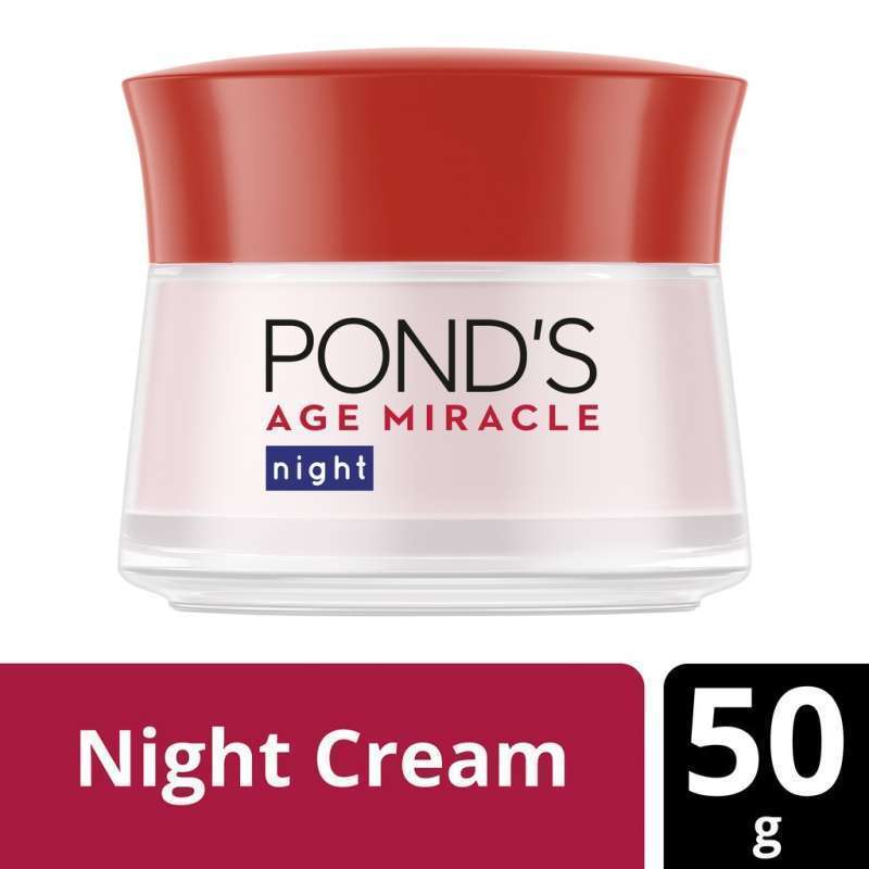 Promo Ponds Age Miracle Night Cream Moisturizer Krim Wajah Youthful