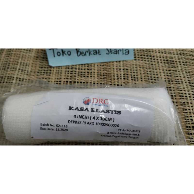 Jual Kasa Balut Luka/ Kasa Steril/Kasa Elastis 4 x 10cm DRC di Seller
