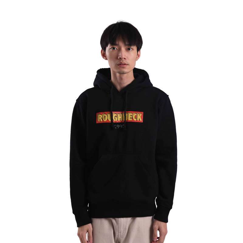 Jual Roughneck H473 Black Gold Problem Hoodie L Black Di Seller