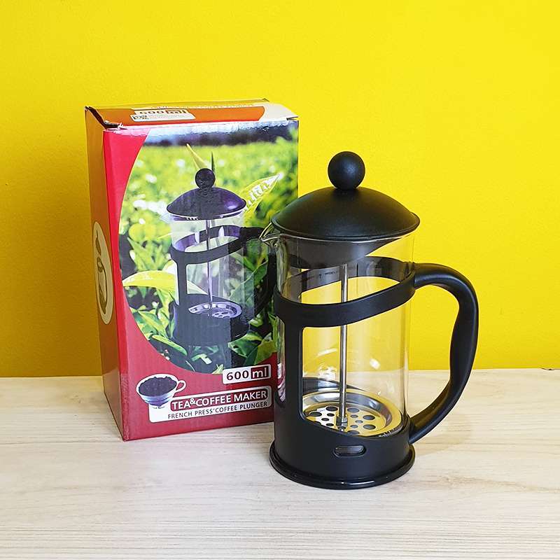 Jual French Press 600ml Alat Seduh Coffee Tea Plunger Coffee Maker