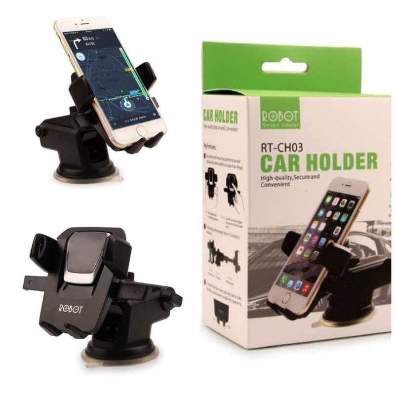 Jual Car Holder Original Robot Stand Handphone HP GPS Kaca Dashboard