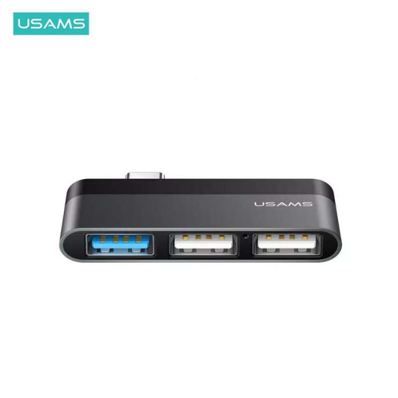 jual-usams-sj461-type-c-mini-hub-typec-to-usb-3-usb-port-di-seller