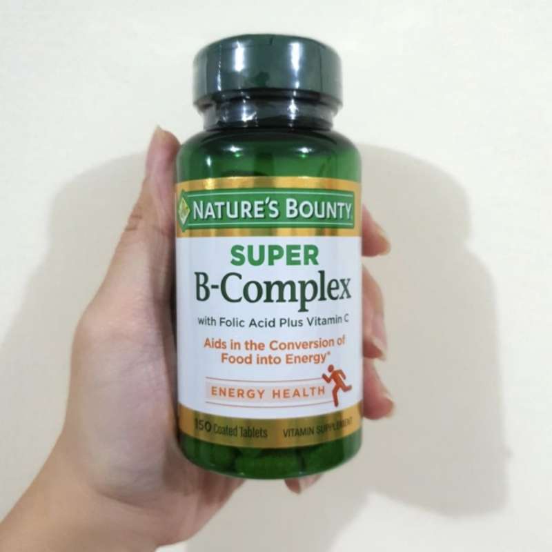 Jual Nature's nature natures bounty vitamin b complex folic acid