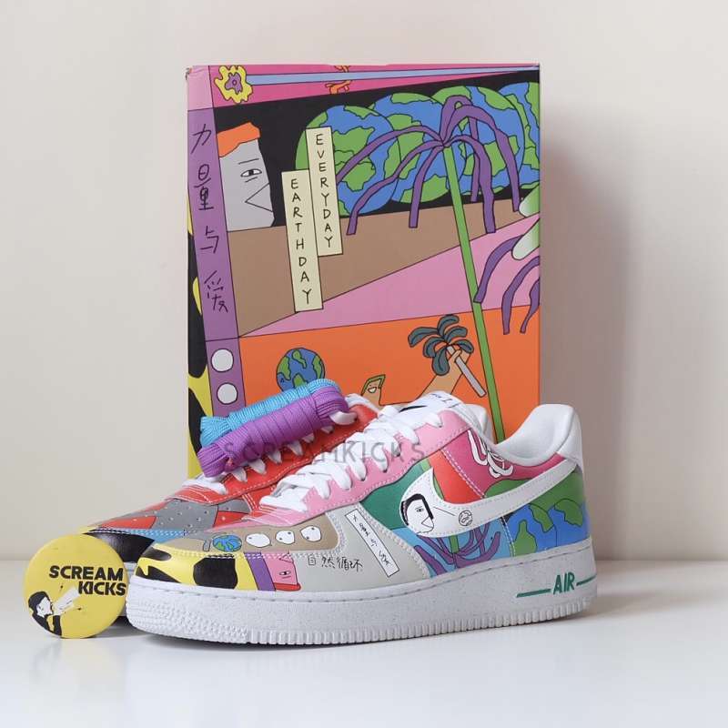 ruohan wang x nike air force 1 flyleather