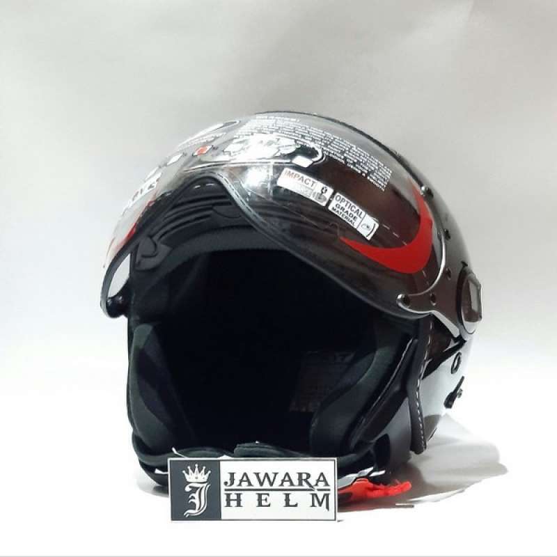 Promo Hotsale Helm Kyt Elsico Solid Black Hitam Diskon 26 di Seller