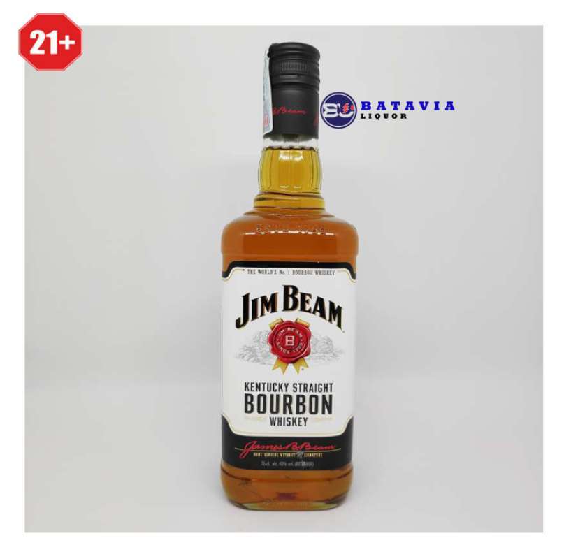 Jual Jim Beam White Bourbon Whisky 750ml di Seller Batavia Liquor
