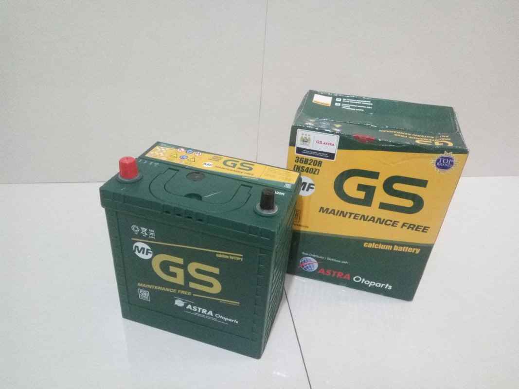 Jual AKI MOBIL TOYOTA STARLET SERIES GS ASTRA KERING NS40Z 12V 35AH di
