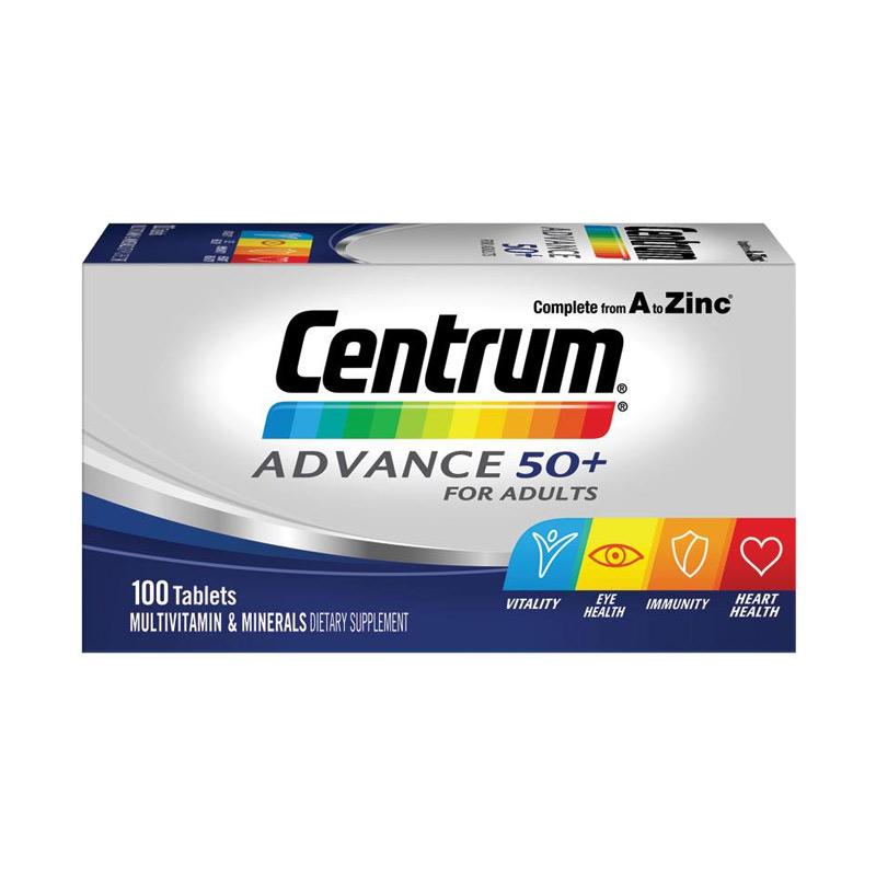 Jual Centrum Advance 50 Plus for Adults [100 Tablet] di Seller Maxgrow