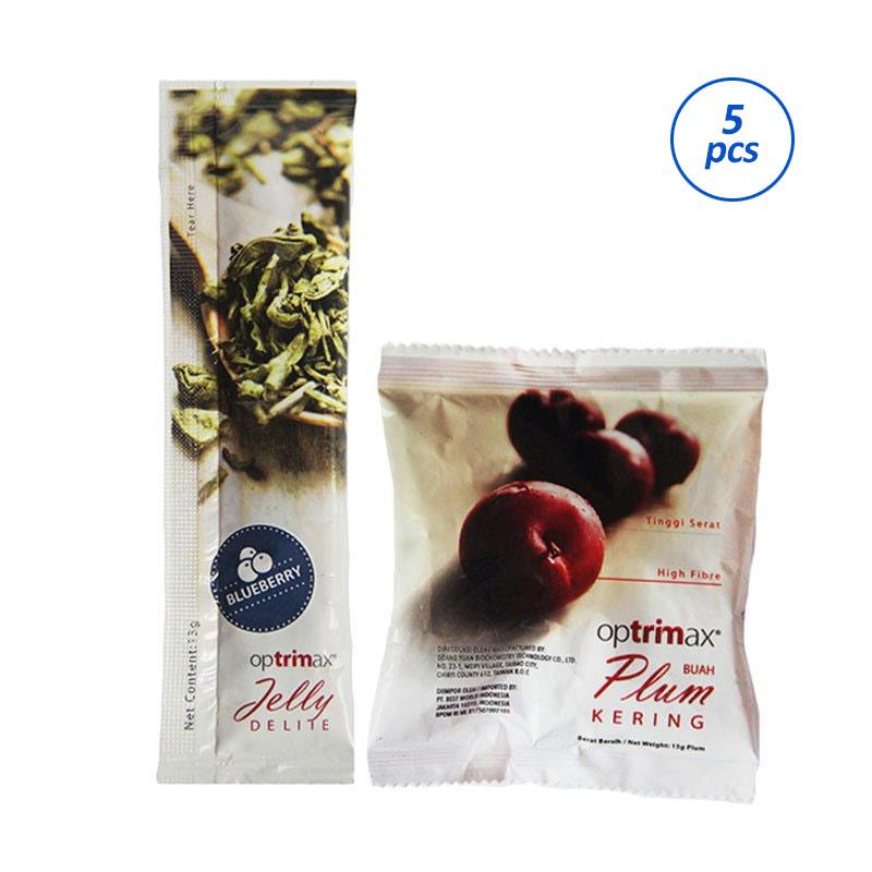 Jual Paket 5    Set Optrimax Buah Plum Kering dan Jelly