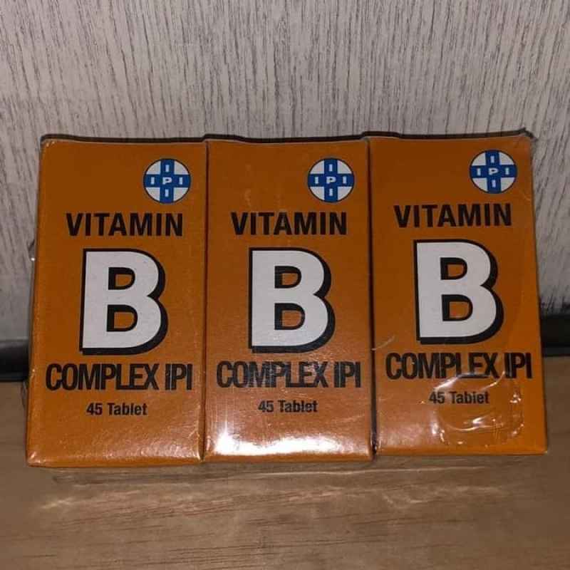 Jual Vitamin B complex ipi isi 45 tablet B1 B6 B12 di Seller