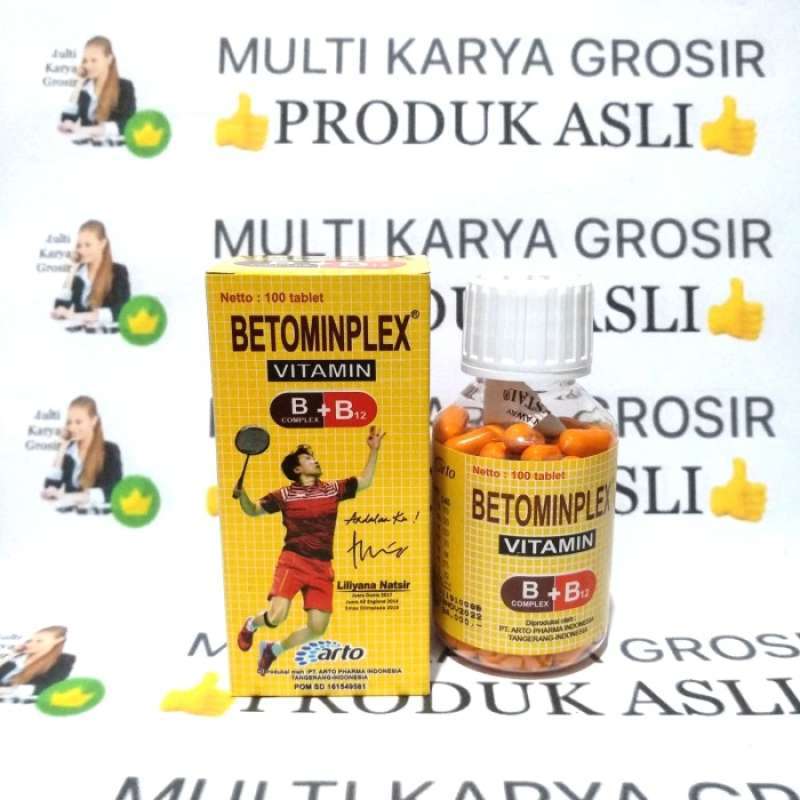 Jual Vitamin B Complex + B12 100's Betominplex di Seller
