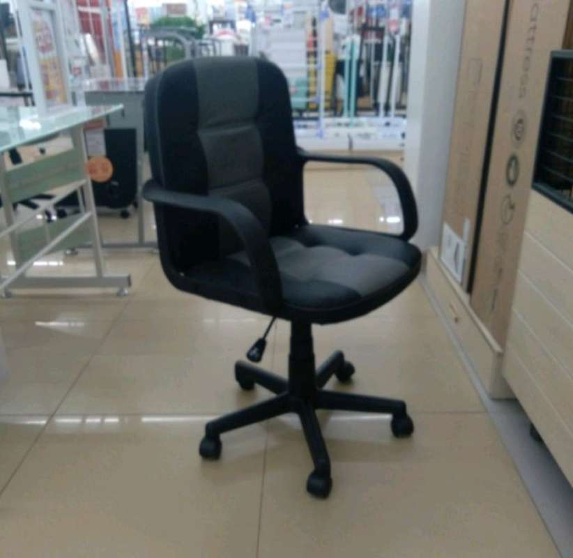 Promo Kursi kantor moris hitam black abu grey kursi kerja kursi staff