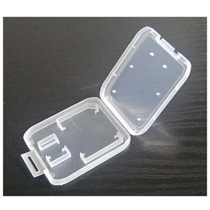 Jual Memory Case Kotak Memori Transparant Single for SD Card & Micro