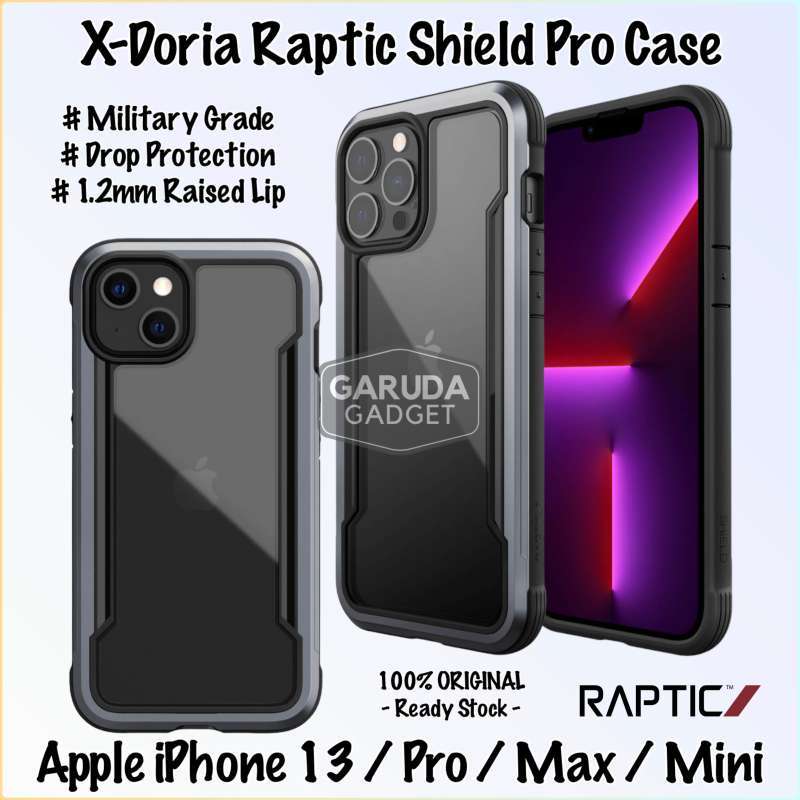 Jual Case iPhone 13 Pro Max Mini X-Doria Raptic Shield Soft Casing