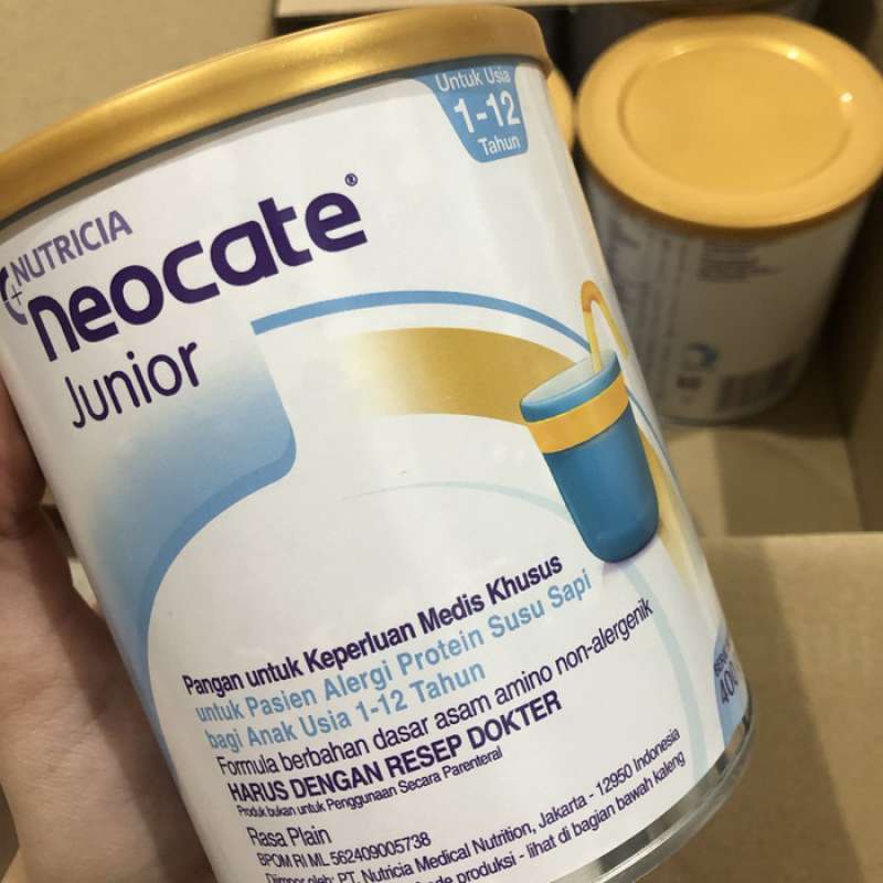 Jual susu bayi alergi susu sapi / Nutricia Neocate Junior 400gram 1-12