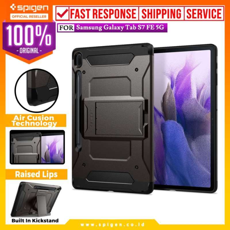 Jual Case Samsung Galaxy Tab S7 FE 5G SPIGEN Tough Armor Pro Stand