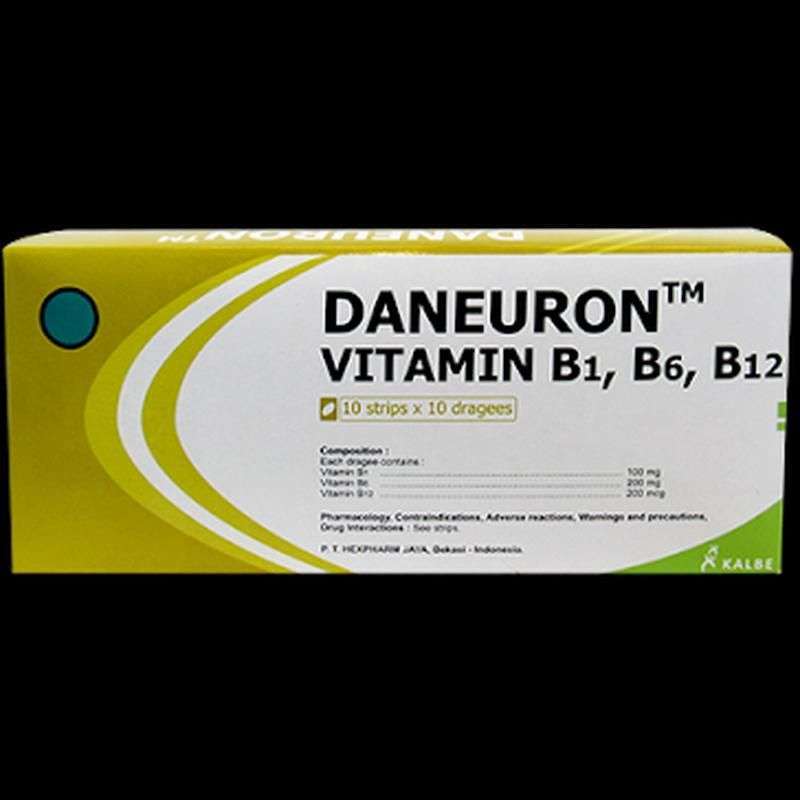 Jual Original Daneuron Vitamin B1. B6. B12 Box Isi 100 Tablet di Seller