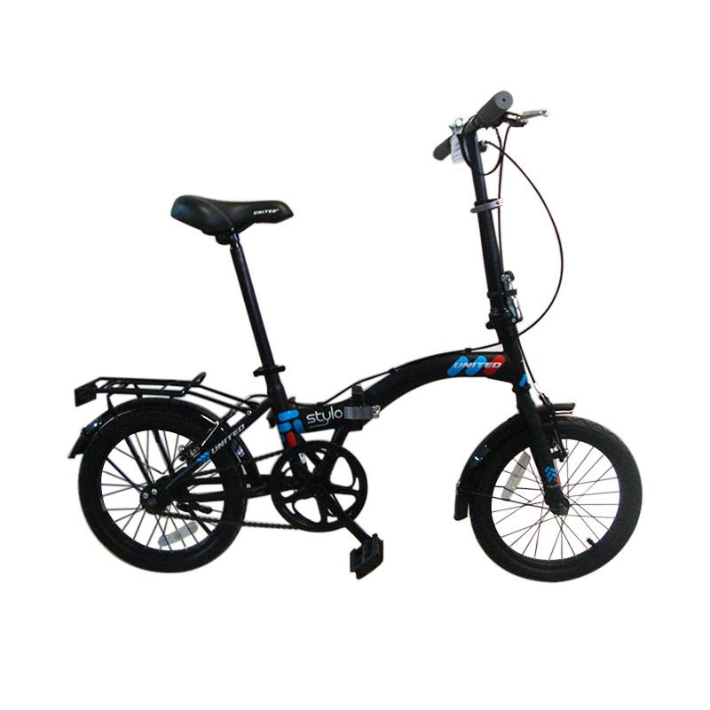 Jual United Folding Stylo Sepeda Lipat Black Online Jual United Folding Stylo Sepeda Lipat Black Online