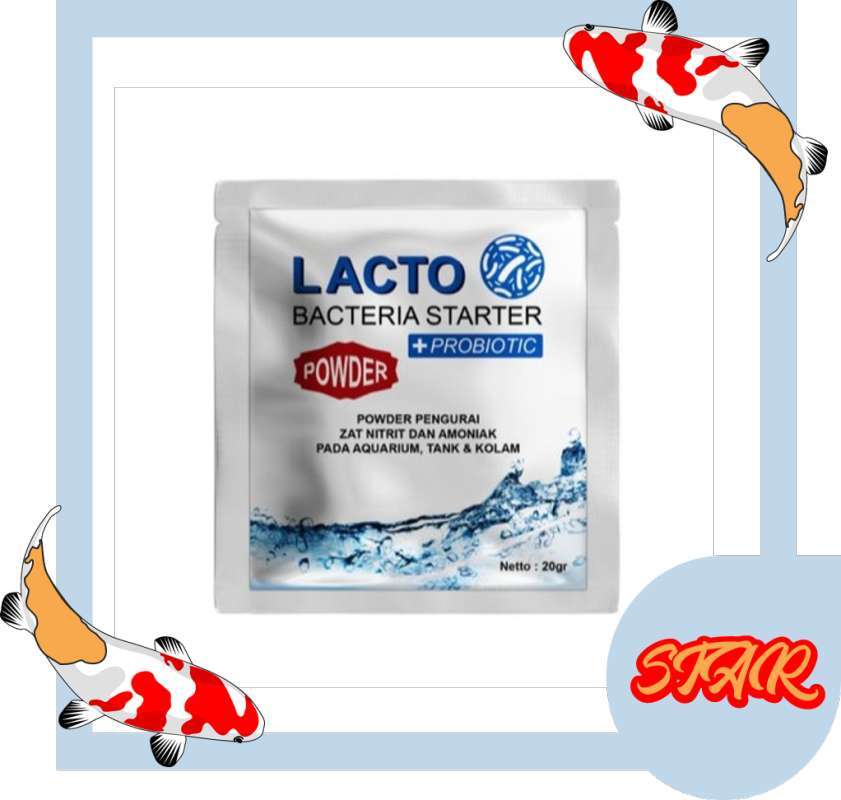 Jual Aquarium Bacteria Starter Plus Probiotic Lacto 20 Gr Di Seller